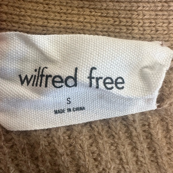 Aritzia Wilfred Free Cardigan-Size Small-Tan - Picture 5 of 7